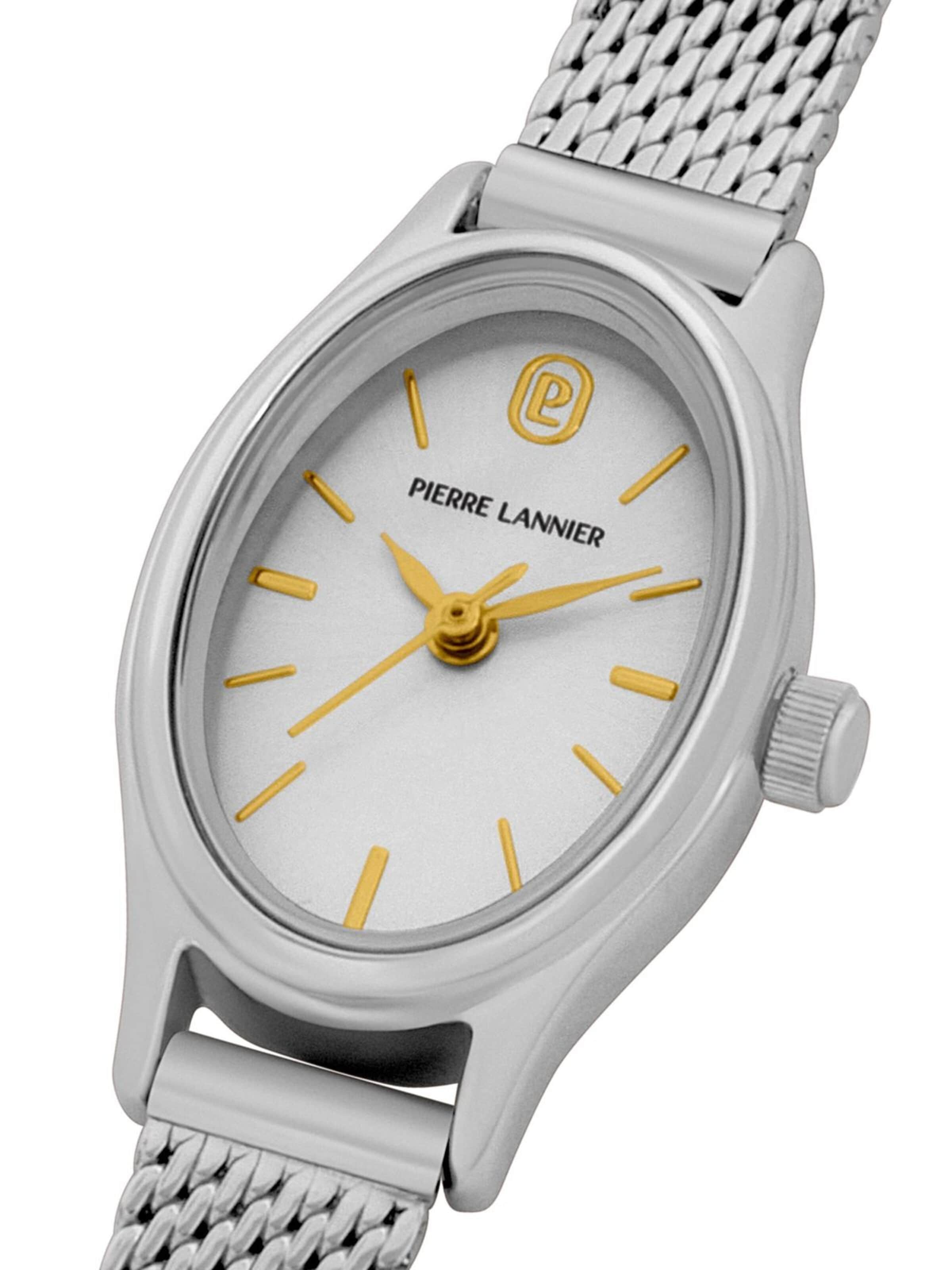 Pierre Lannier Analoog horloge 'Watch Ovalia' in Zilver