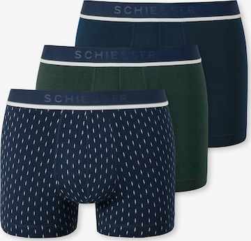 SCHIESSER Boxer shorts ' 95/5 ' in Blue: front