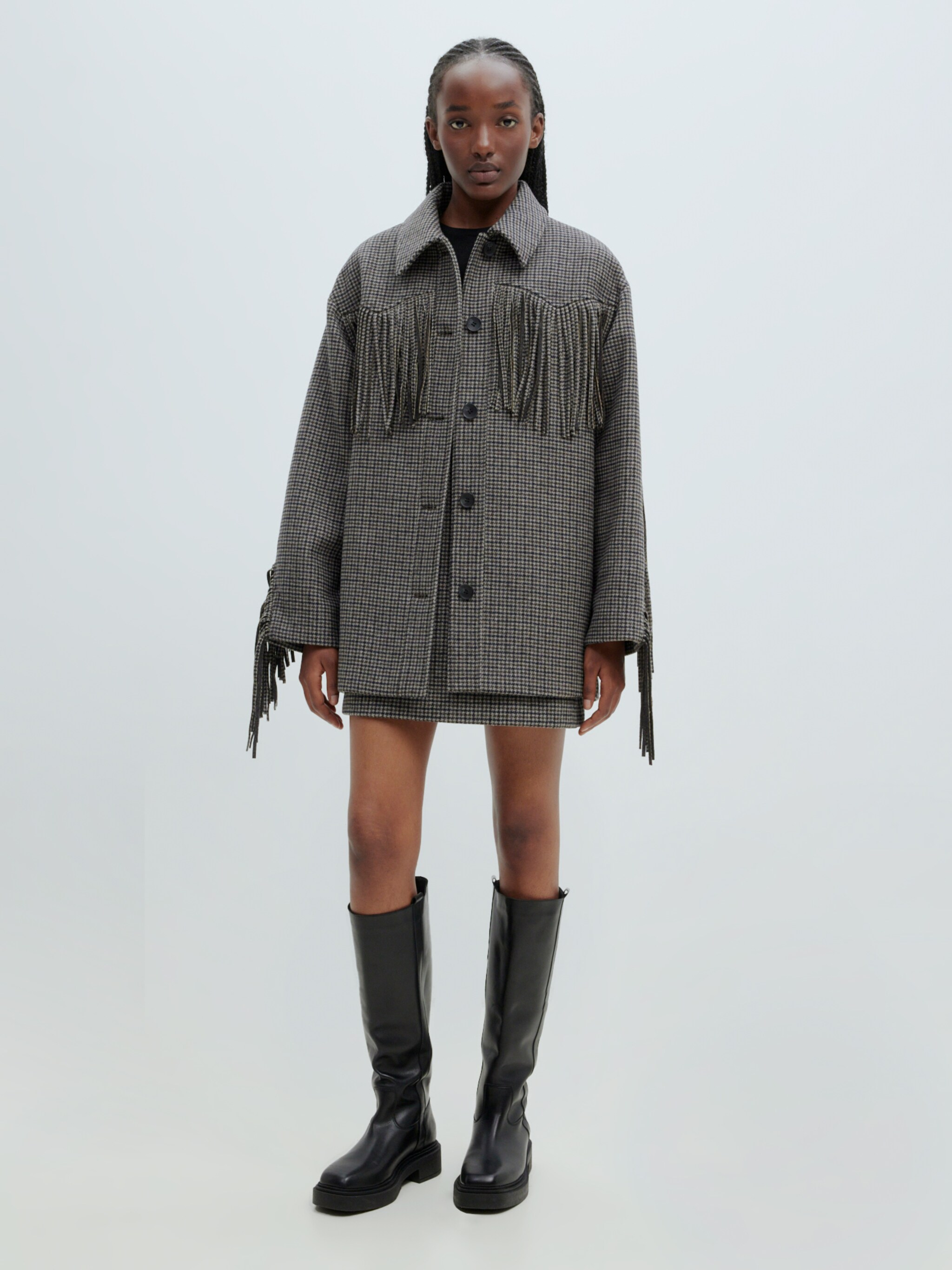 EDITED Produkte Jacke 'Janeke' grau
