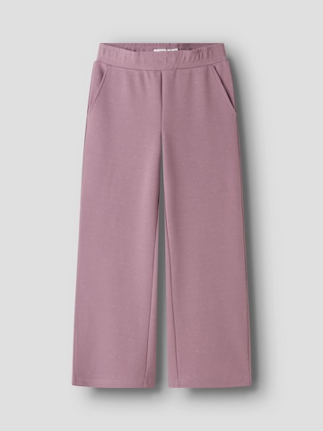 NAME IT - Pierna ancha Pantalón en lila