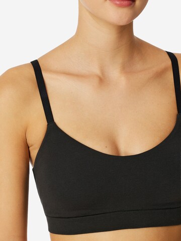 SCHIESSER Bustier BH Bustier 'Unique Cotton' in Schwarz