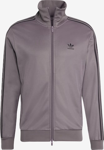Veste de survêtement 'Adicolor Classics Beckenbauer' ADIDAS ORIGINALS en gris : devant