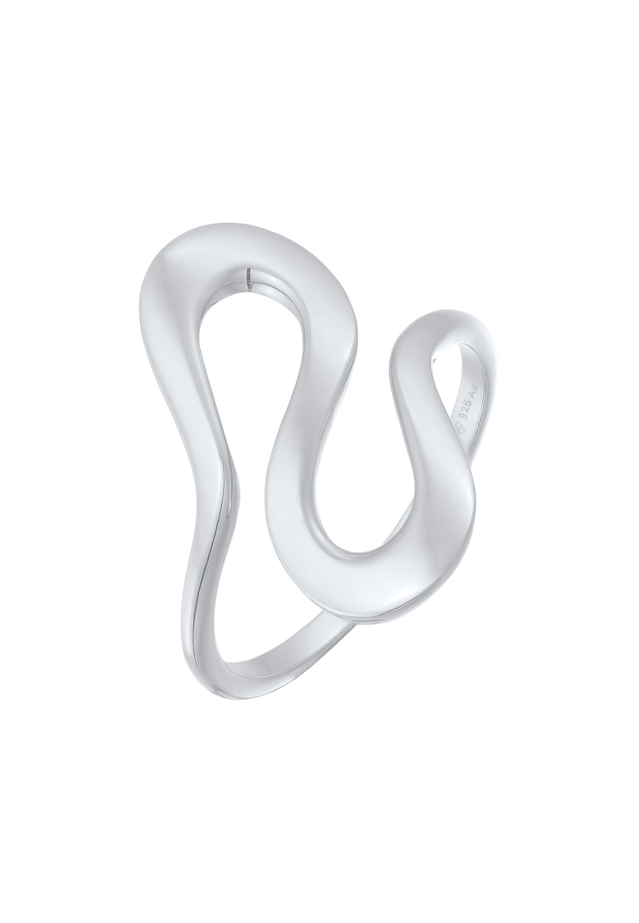 ELLI Ring in Zilver: voorkant