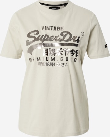 T-shirt Superdry en gris : devant