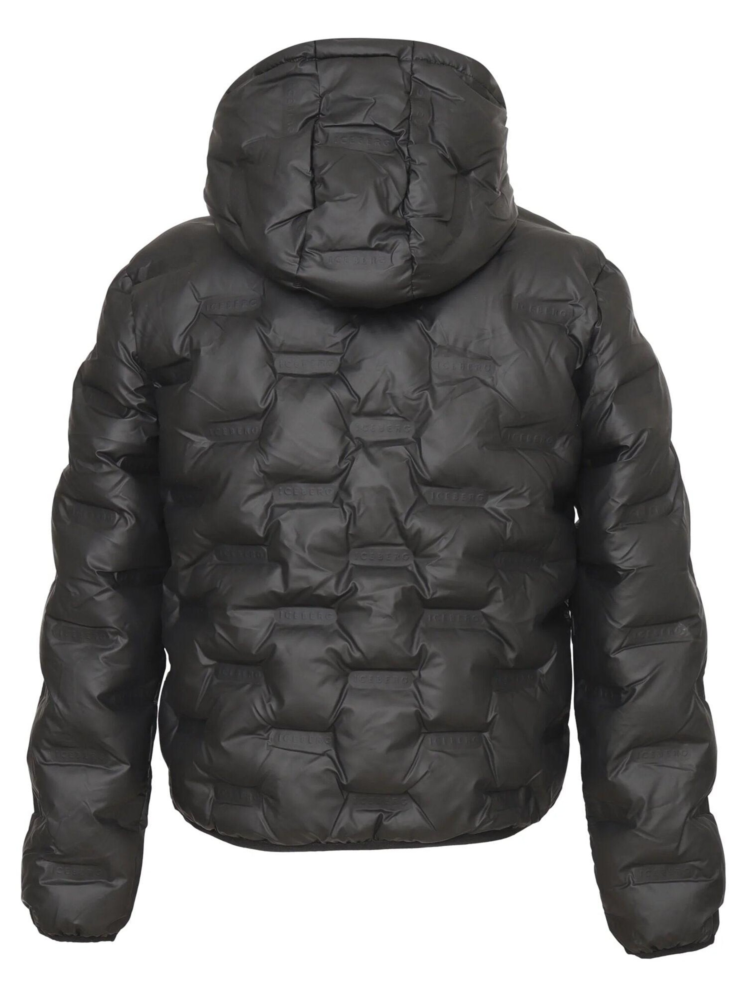 ICEBERGS Winterjacke 'FACT CHECK'‌‌‌‌‌‌‌‌‌‌ in Schwarz