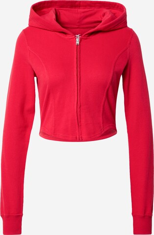 Women's Hollister Cropped 1/4 Zip Pullover Sweater Red Size XS