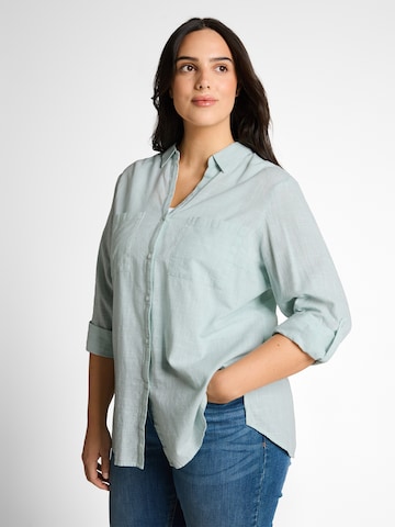 Tom Tailor Women + Blouse in Blue: front