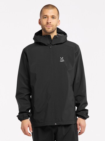 Haglöfs Outdoor jacket 'Buteo' in Black: front
