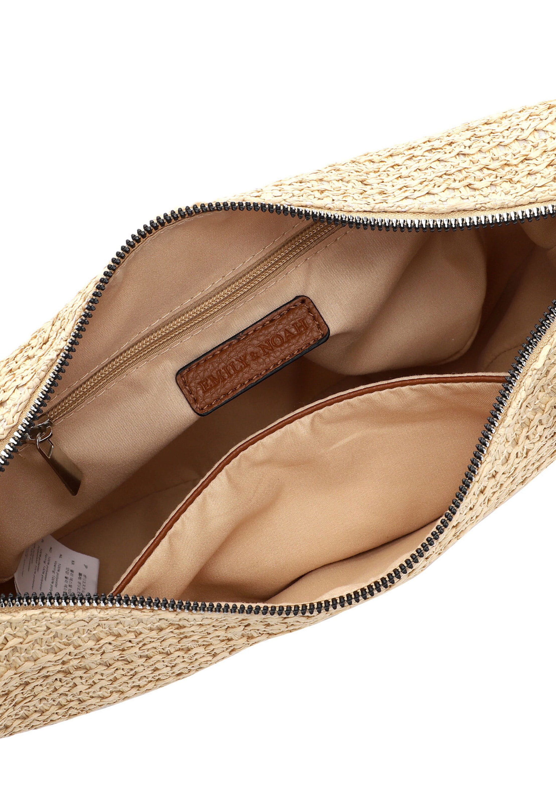 Emily & Noah Schultertasche 'Elda' in Beige