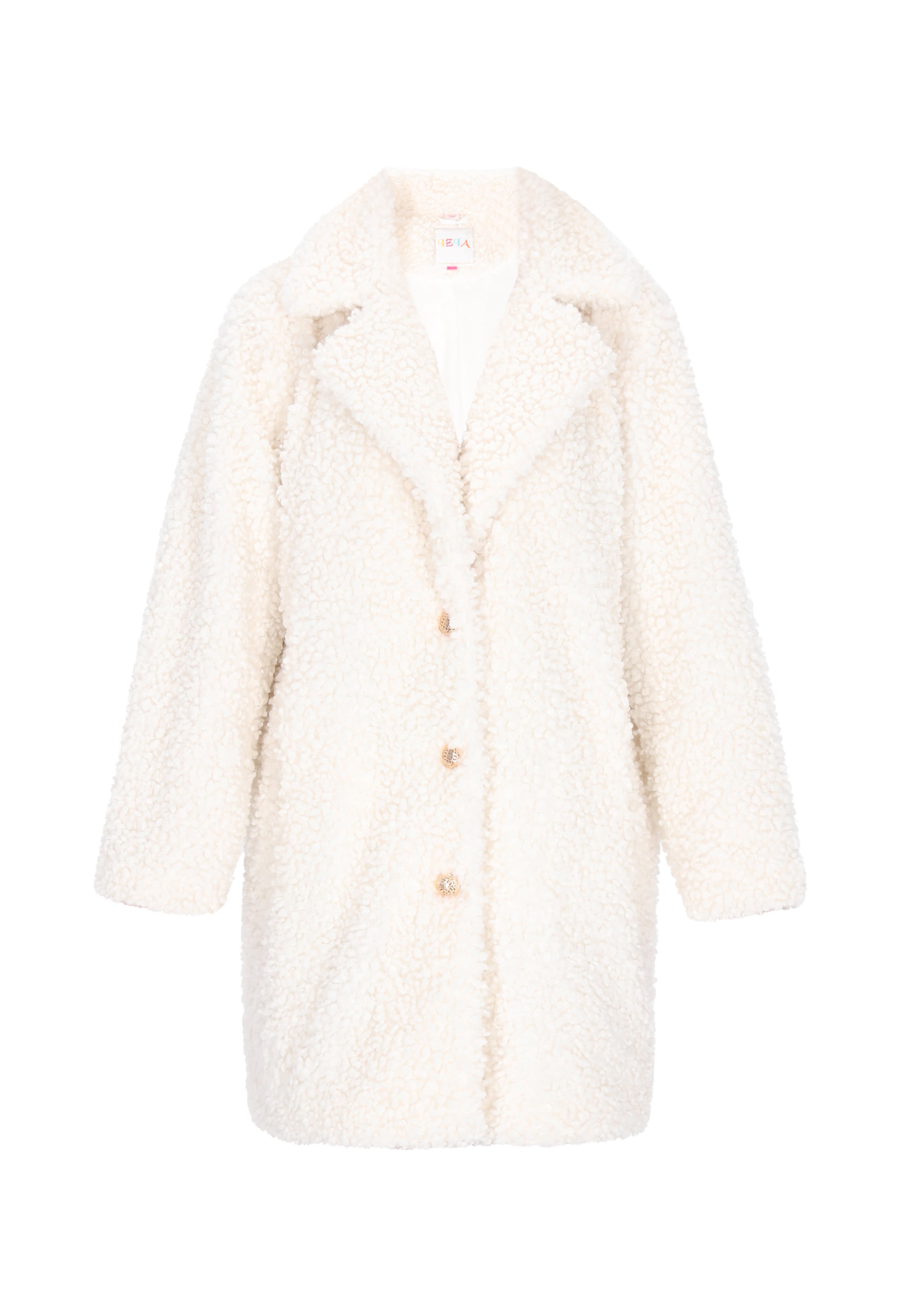 balts IZIA Starpsezonu mētelis: no priekšpuses