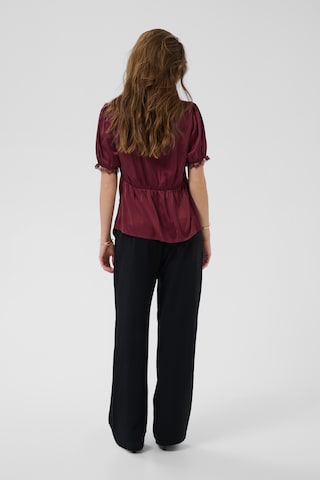 Cream - Camisa 'Almina' em vermelho