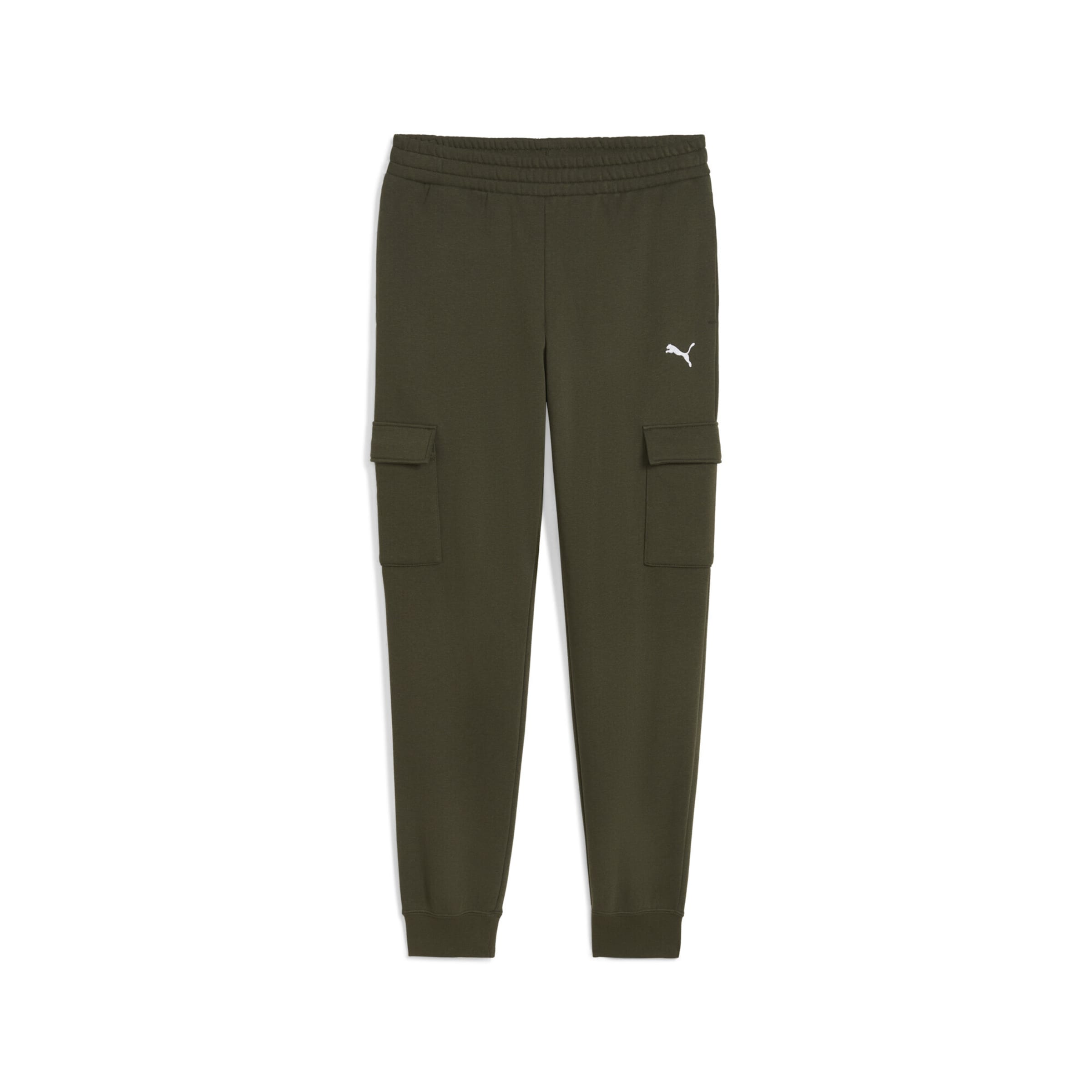 PUMA Sports trousers 'Essentials' in Green: front