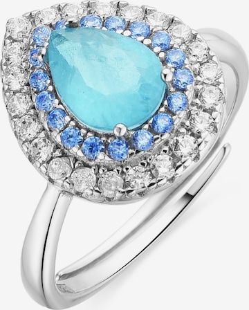 Anello 'ABDE' di Luxenter in argento: frontale