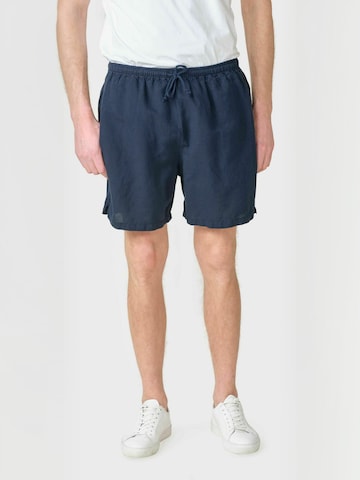 Regular Pantaloni 'Bertram' de la Klitmøller Collective pe albastru: față