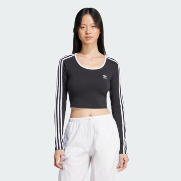ADIDAS ORIGINALS Shirt 'Adicolor' in Black: front