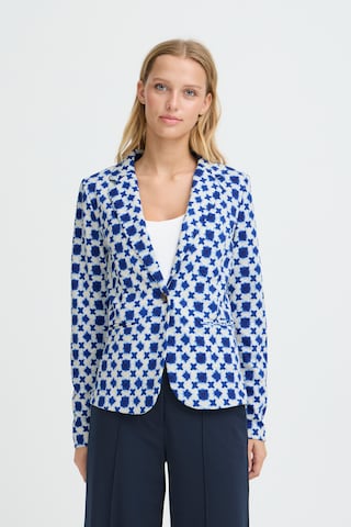 ICHI Blazers 'KATE' in Blauw: voorkant