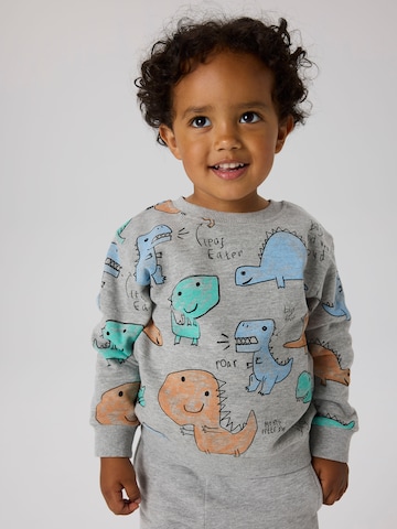 NAME IT Sweatshirt 'NMMSIKKO' in Grau: Vorderseite