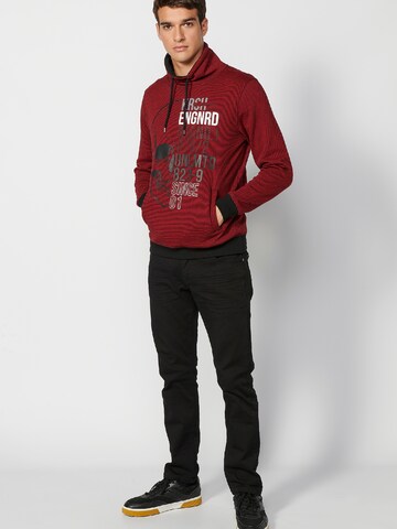 Sweat-shirt KOROSHI en rouge