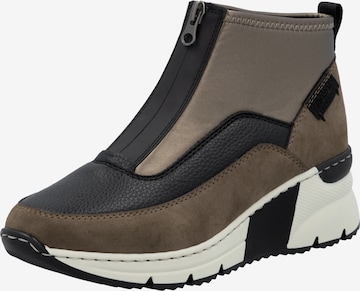 Rieker Enkellaarsjes in Bruin: voorkant