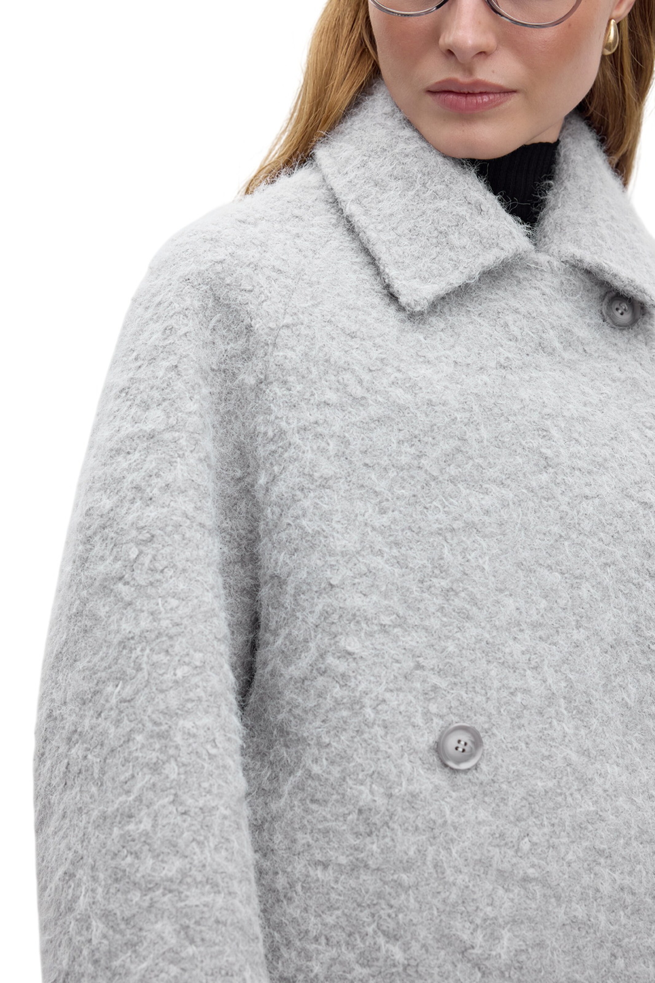 Manteau mi-saison MANUKA en gris
