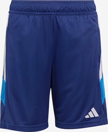 mėlyna ADIDAS PERFORMANCE Laisvas Sportinės kelnės 'TIRO ES': priekis