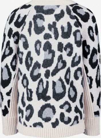 Betty Barclay Strickpullover mit Leoprint in Beige