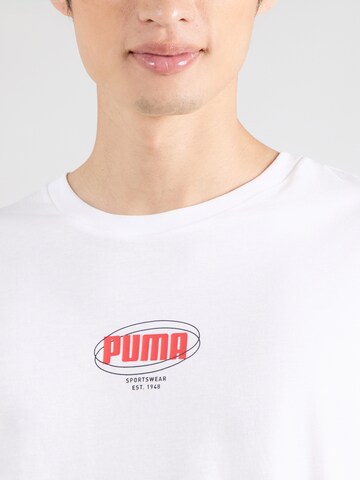 PUMA Funktionsshirt 'Ess' in Weiß