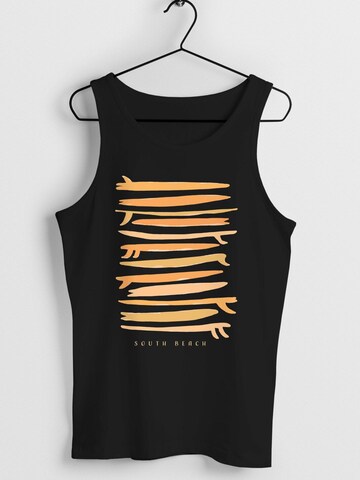 Neverless Shirt 'Surf Boards South' in Black