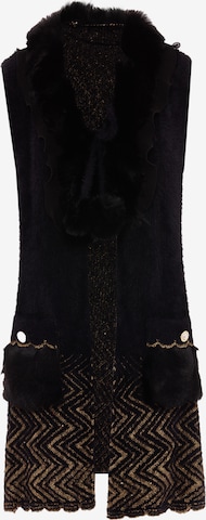 faina Pletená vesta – černá: přední strana