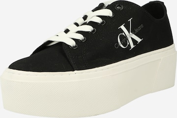 Calvin Klein Jeans Sneakers in Black: front