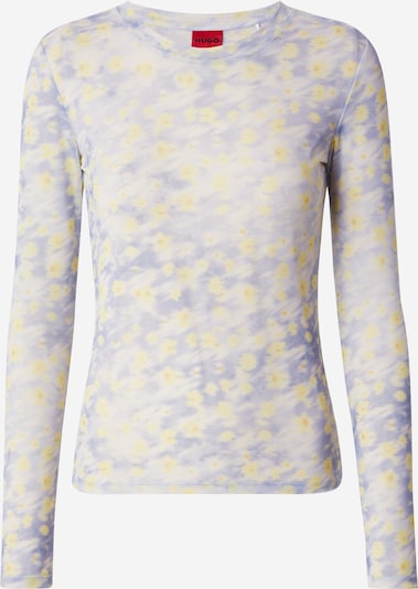 HUGO Shirt 'Diralina' in Indigo / Yellow / Light yellow, Item view