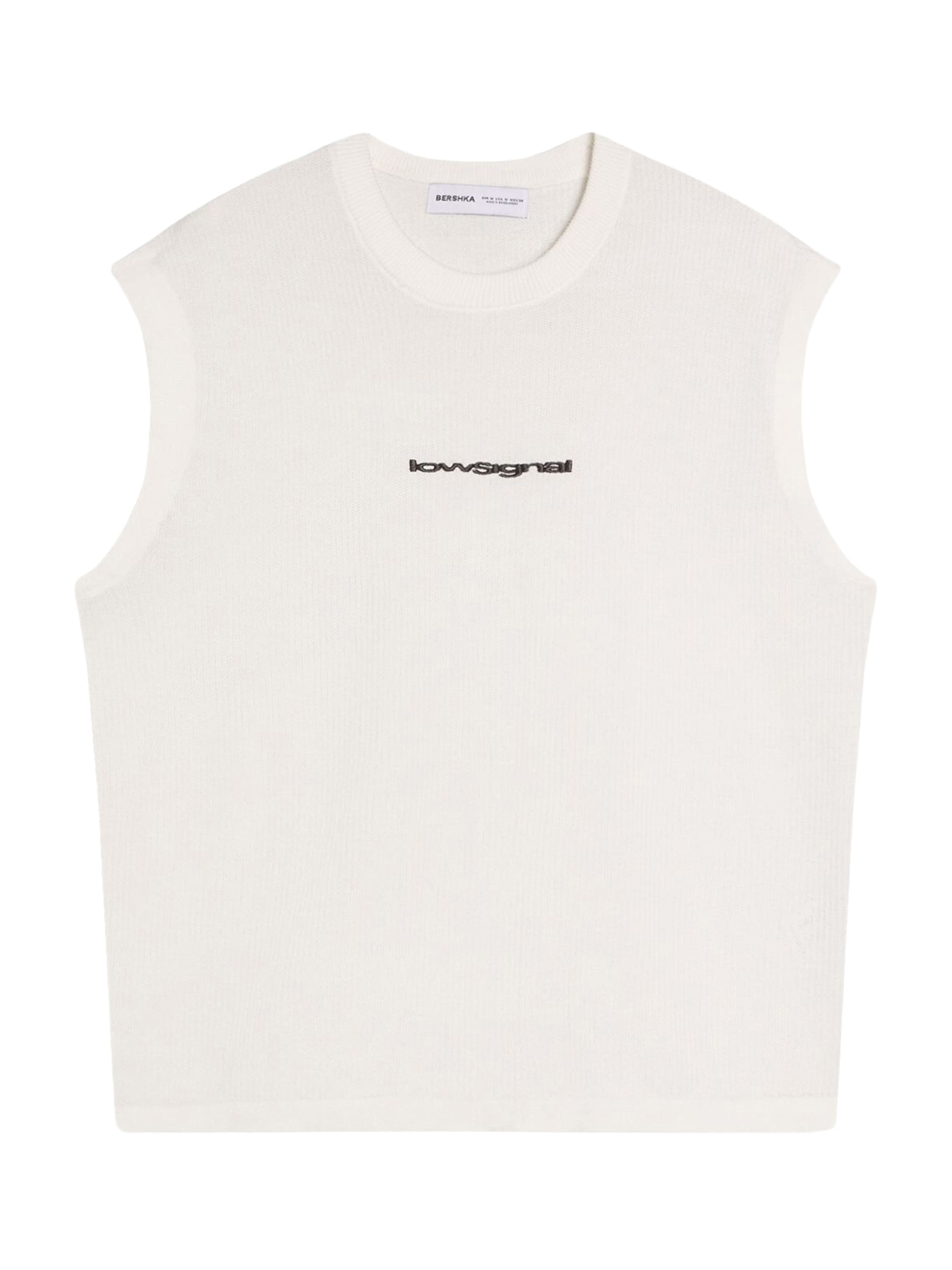 Bershka Pullunder in Weiß: Vorderseite