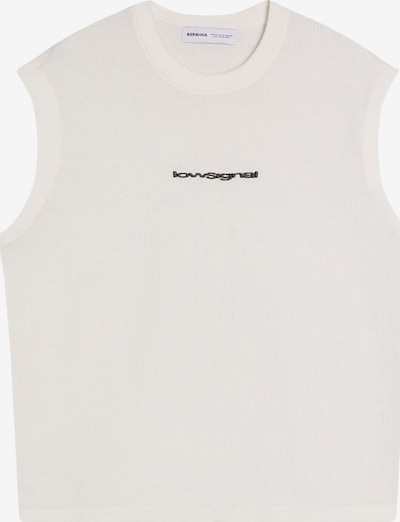 Bershka Slipoveri värissä musta / offwhite, Tuotenäkymä