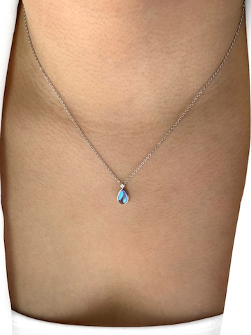 DANIEL CLIFFORD Kette 'Mona' in Silber: Vorderseite