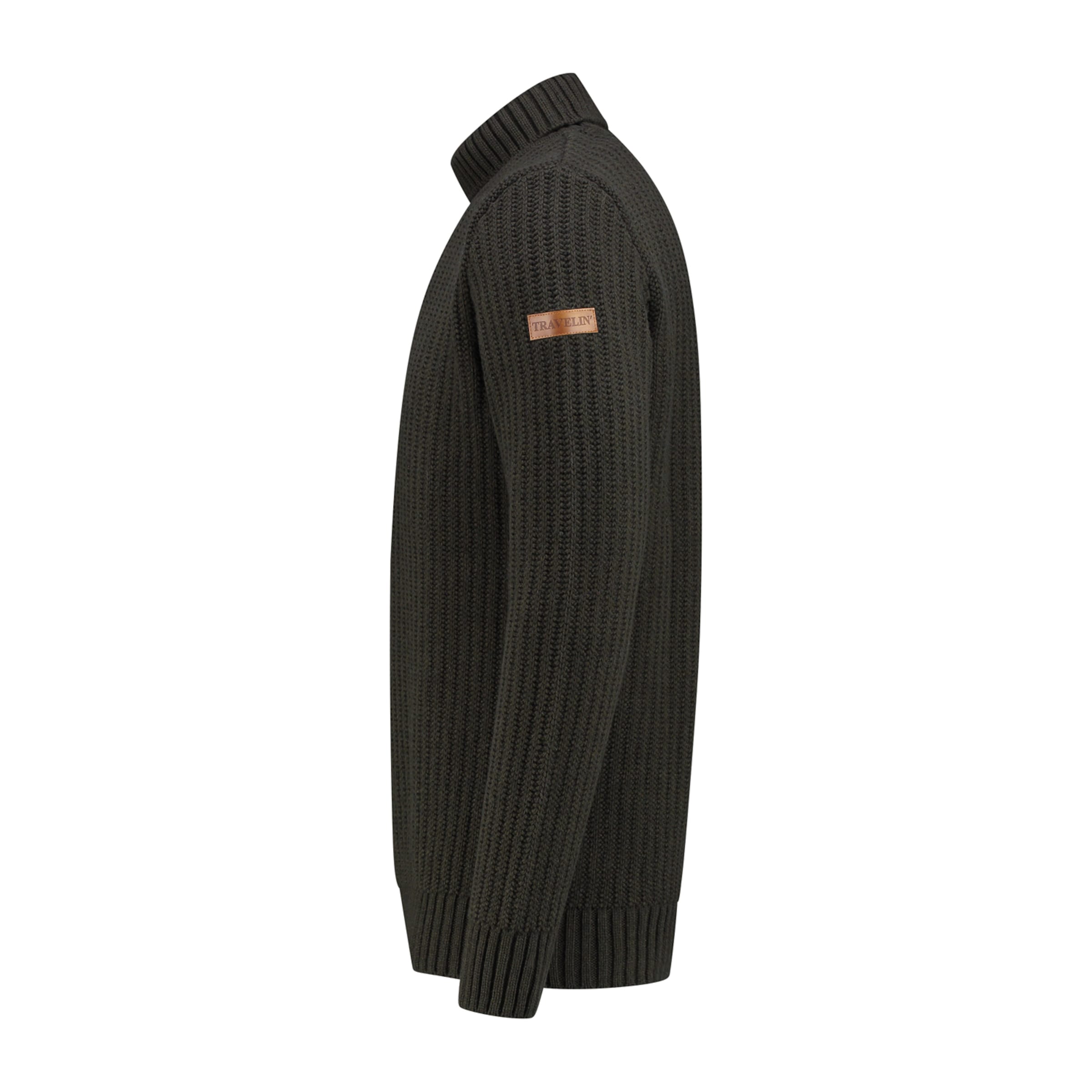 Pull-over 'Coll Boda ' Travelin en vert