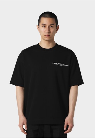 Irasuto Studios Shirt 'Saraisu' in Zwart: voorkant