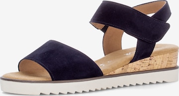 GABOR Strap Sandals 'Genua' in Blue: front