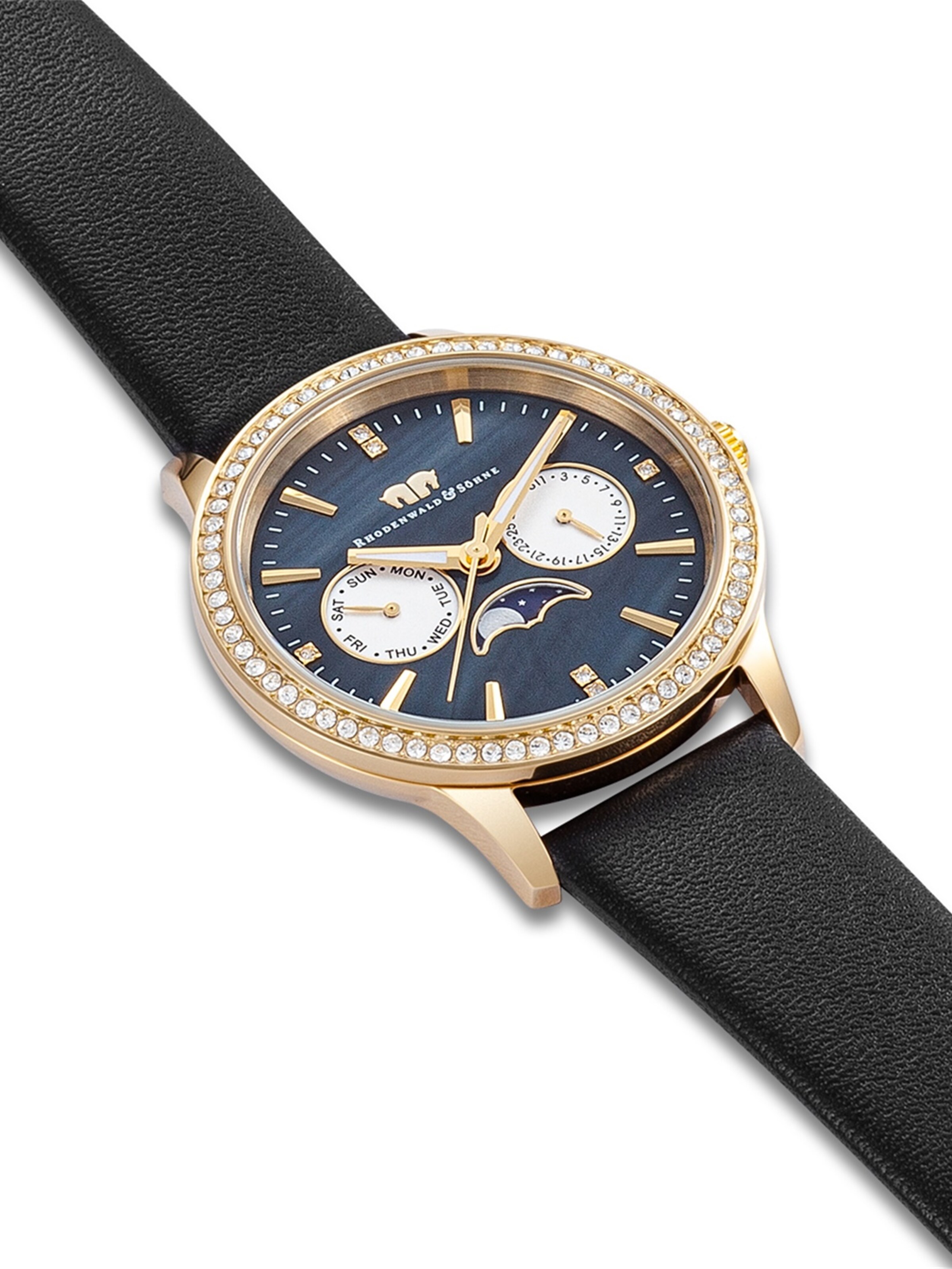 Montre à affichage analogique Rhodenwald & Söhne en noir