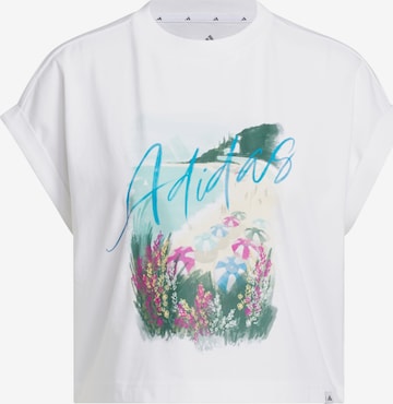 ADIDAS SPORTSWEAR Performance shirt 'Summer Romance' in White: front