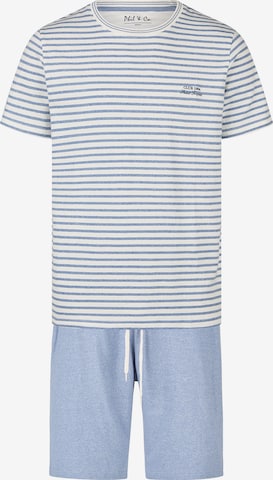 Phil & Co. Berlin Shorty 'Lounge Dreams' in Blau: Vorderseite