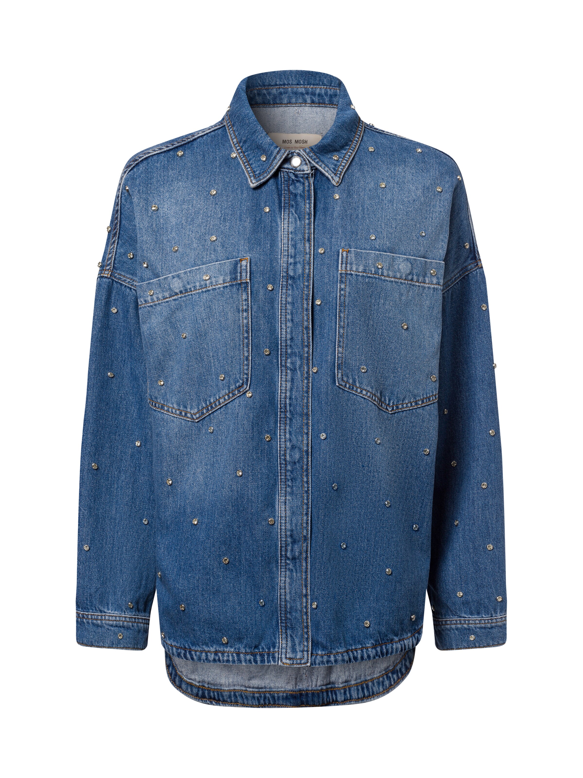 MOS MOSH Jacke 'MMEmme' in blue denim, Produktansicht