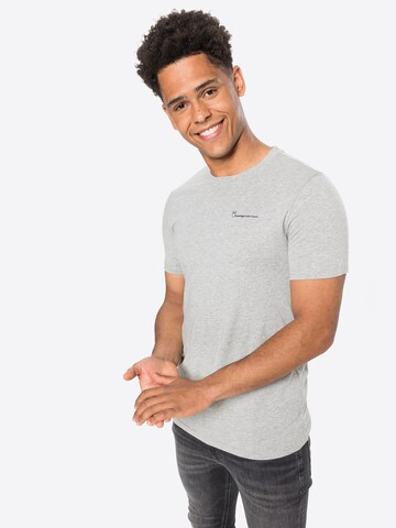 KnowledgeCotton Apparel Regular fit Shirt 'ALDER' in Grey: front