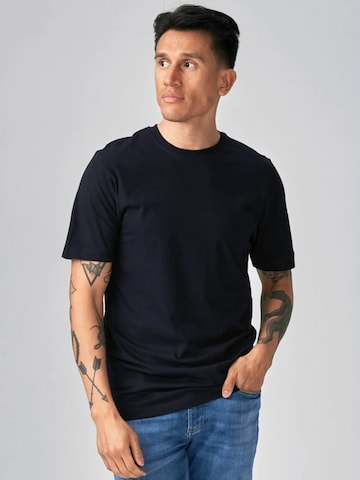 Chemise ' Organic Basic ' TEESHOPPEN en bleu : devant