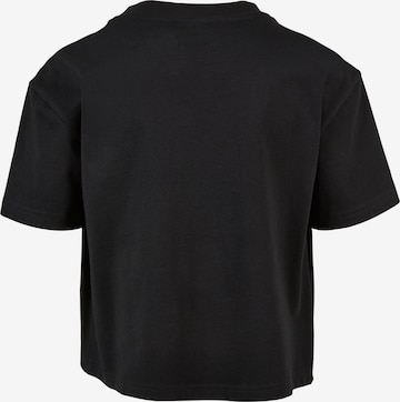 Urban Classics - Camiseta 'Pleat' en negro: frente