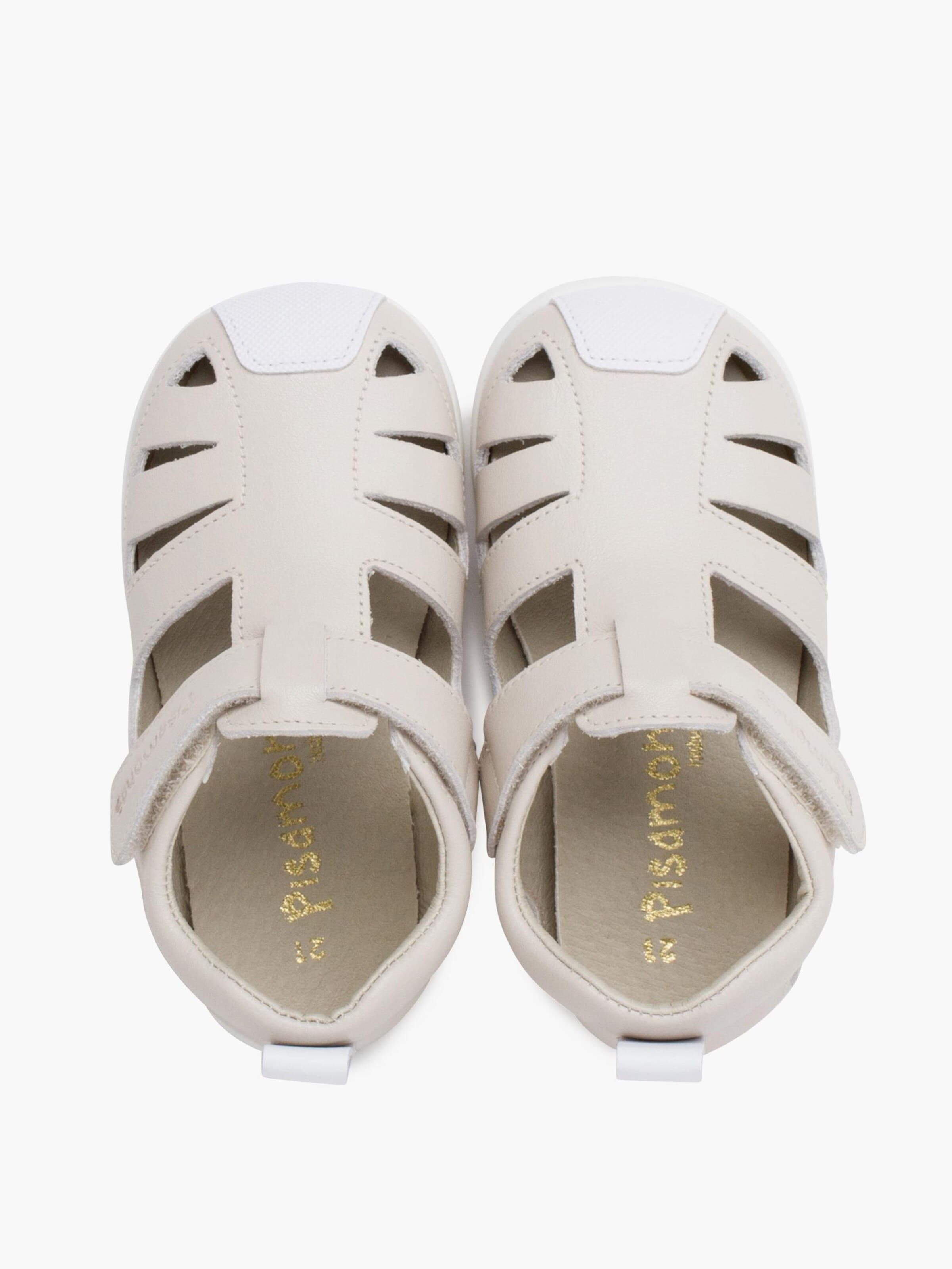Pisamonas First-Step Shoes in White