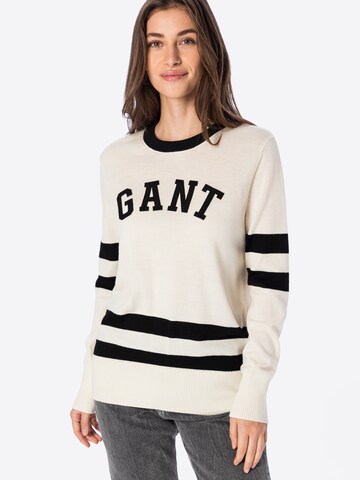 Pull-over GANT en blanc : devant