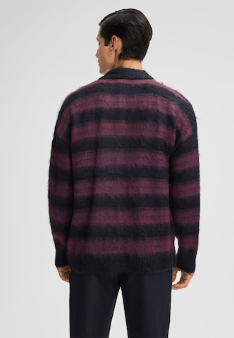 STRELLSON Knit cardigan 'Alpay' in Blue