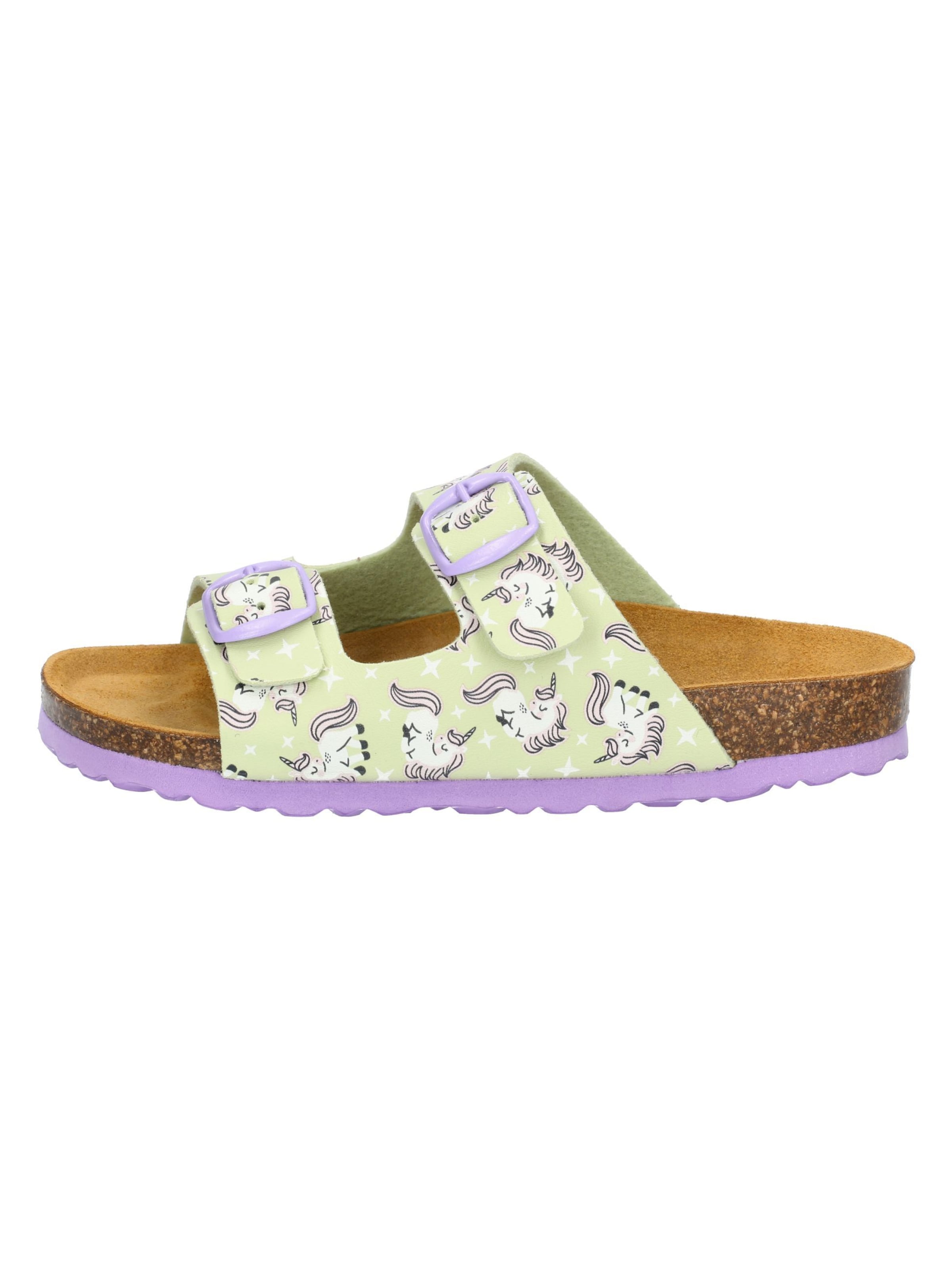 LICO Pantolette 'Bioline Unicorn' in Grün