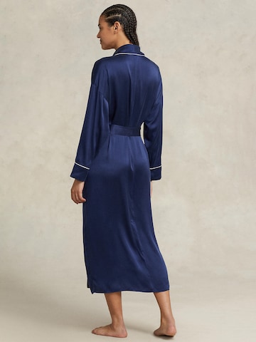 Polo Ralph Lauren Short Bathrobe ' Heritage Silk ' in Blue