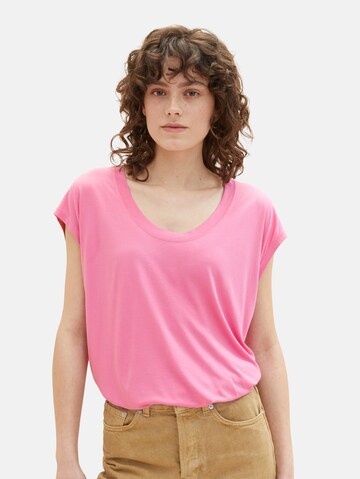 TOM TAILOR T-Shirt in Pink: Vorderseite